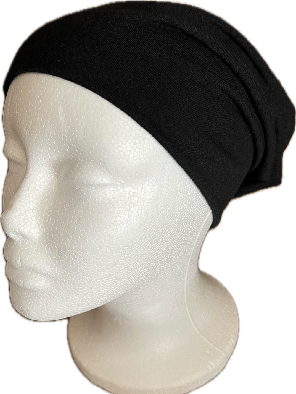 3-Pack Gray, Black & Pink Women’s Stretch Beanie Hat - Lightweight Slouchy Cap - Picture 2 of 3